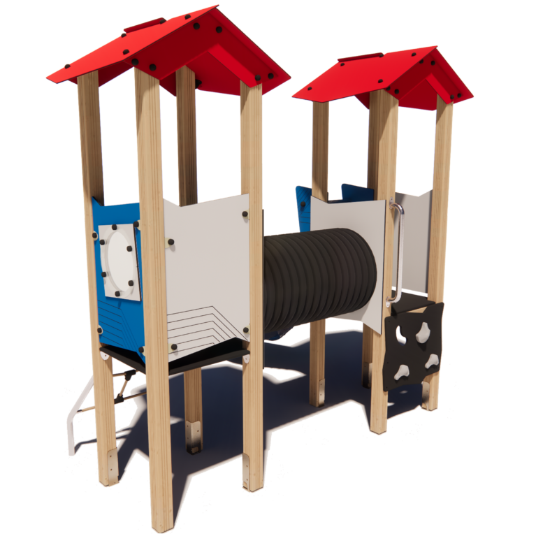 NW125 Divu platformu bērnu rotaļu laukums