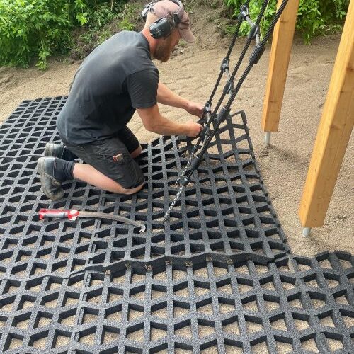 PLAYNSAFE grid mat 45 mm